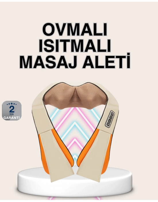 ® Bel Omuz Boyun Masaj Aleti Ovmalı Isıtmalı Kas Yorgunluğu Giderici