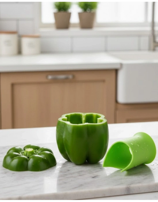 ® Biber ve Kabak İç Temizleyici Pratik Çekirdek Çıkarıcı Aparat