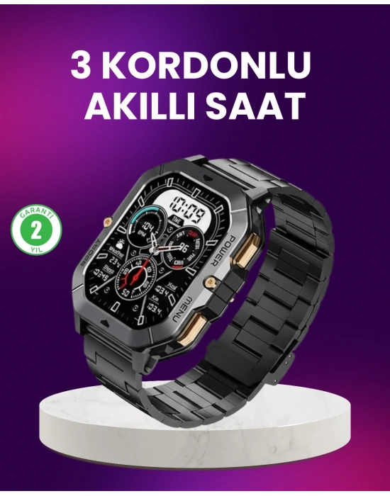 ® Bildirim ve Spor Takipli Akıllı Saat