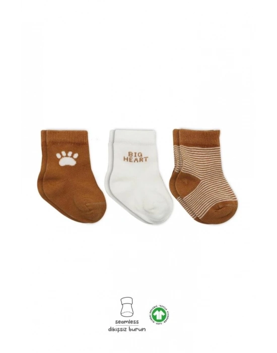 ®  3Lü Penye Soket Çorap BS10110 Hardal (ADET FİYATIDIR)