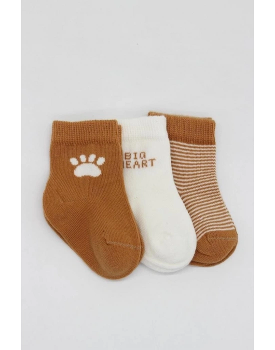 ®  3Lü Penye Soket Çorap BS10110 Hardal (ADET FİYATIDIR)