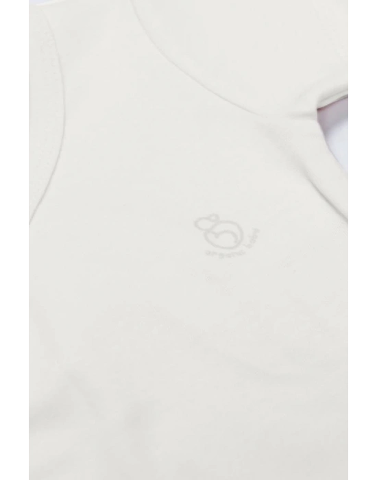 ®   Organik Natural Basic Style Kruvaze Uzun Kol Body BS17102 Ekru