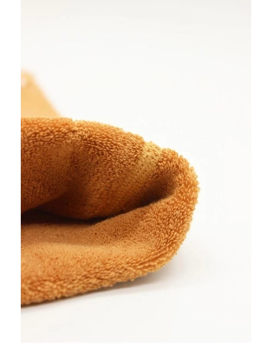 ®   Tekli Kaymaz Mix Havlu Külotlu Çorap 50501 Hardal