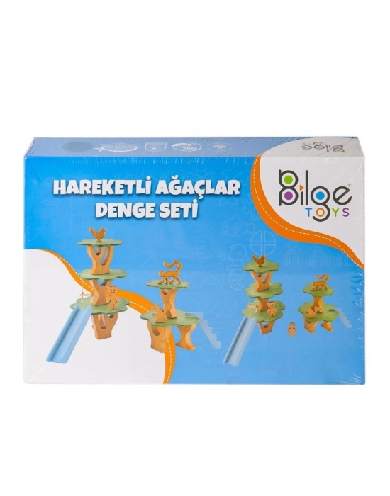 ® BLG-101 Ahşap Hareketli Ağaçlar Denge Seti