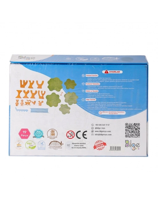 ® BLG-101 Ahşap Hareketli Ağaçlar Denge Seti