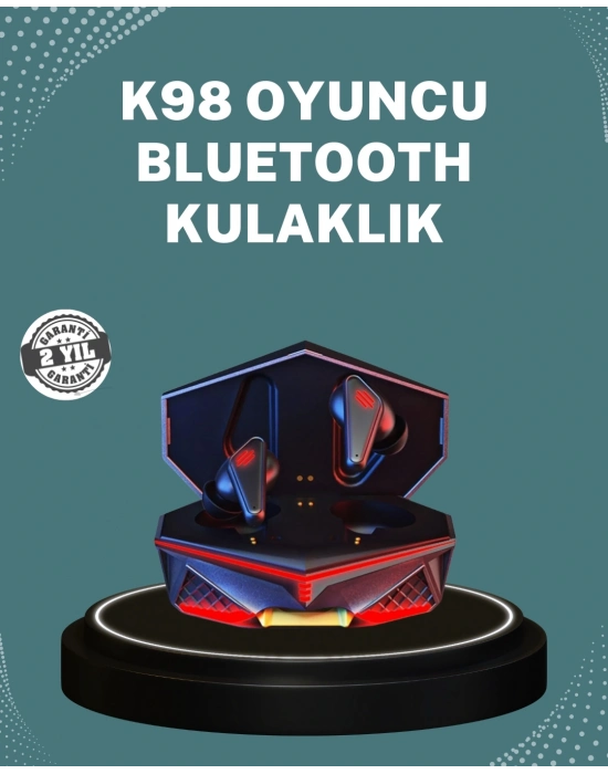 ® Bluetooth 5.0 Kablosuz Gaming Kulaklık Ergonomik Tasarım