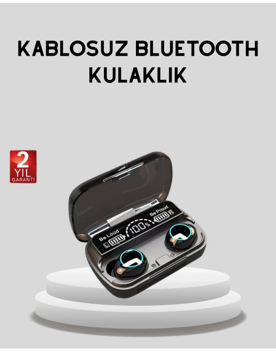 ® Bluetooth 5.1 M10 TWS Kulaklık Ergonomik Tasarım Yüksek Ses Kaliteli