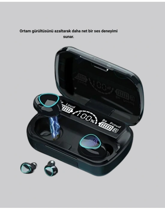 ® Bluetooth 5.1 M10 TWS Kulaklık Ergonomik Tasarım Yüksek Ses Kaliteli
