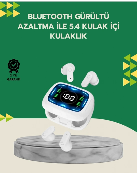 ® Bluetooth 5.4 Kablosuz Kulaklık Gürültü Engellemeli Uzun Pil Ömürlü