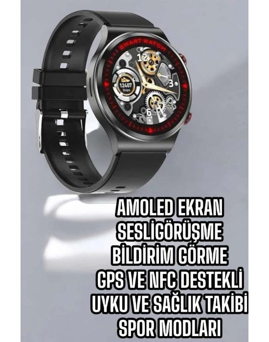 ® Bluetooth Bağlantılı Akıllı Saat Tüm Telefonlara Uyumlu Değiştirilebilir Kordon