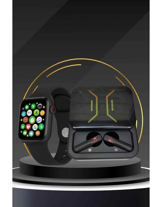 ® Bluetooth Bağlantılı Kablosuz Kulaklık ve Yeni Nesil Akıllı Saat 5.0 Bluetooth