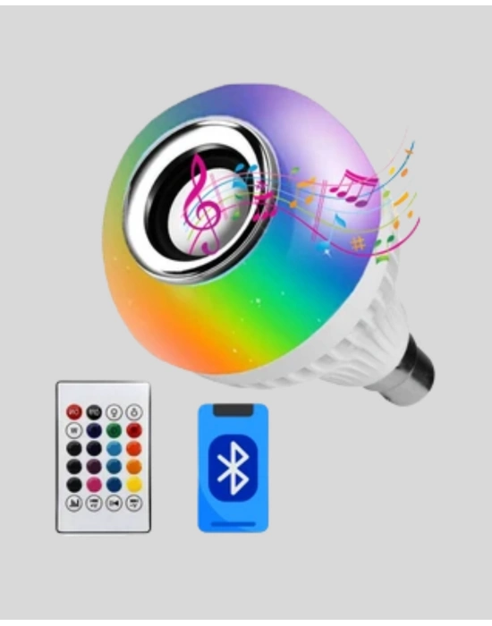 ® Bluetooth Bağlantılı RGB LED Ampul – Şık ve Fonksiyonel