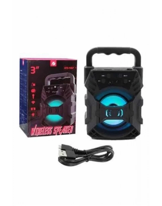 ® Bluetooth Hoparlör Android ve İOS Uyumlu Ses Bombası USB Girişli Taşınabilir