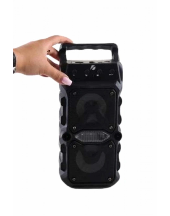 ® Bluetooth Hoparlör Çift Mikrofonlu Güçlü Ses Kaliteli Kesintisiz Kablosuz