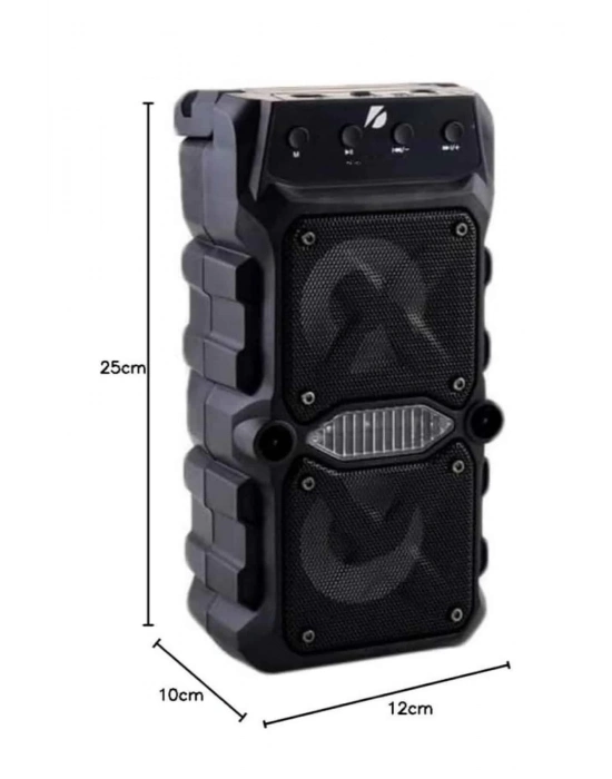 ® Bluetooth Hoparlör Çift Mikrofonlu Güçlü Ses Kaliteli Kesintisiz Kablosuz