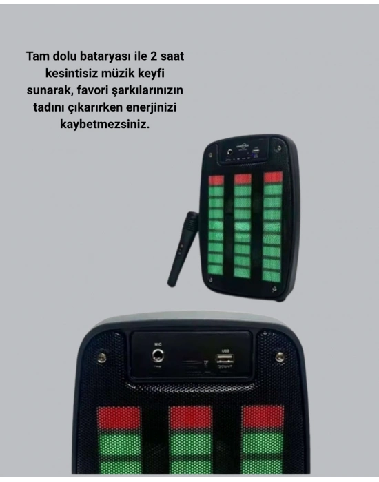 ® Bluetooth Hoparlör – Kablosuz Bağlantı, 2 Saat Müzik Süresi