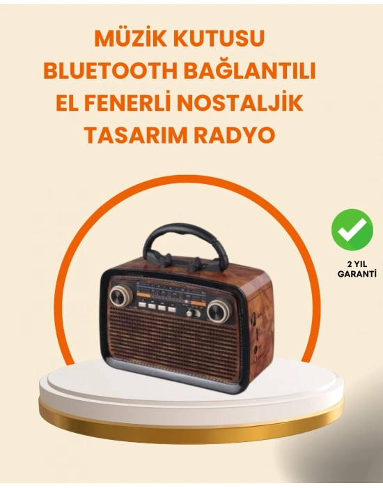 ® Bluetooth Hoparlör – Kablosuz Bağlantı, Geniş Ses Alanı, Radyo Destekli, Hafif ve Taşınabilir