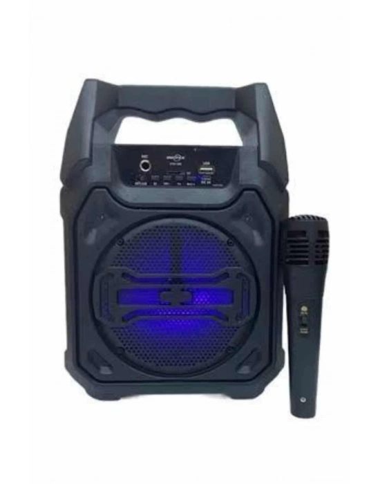 ® Bluetooth Hoparlör Led Işıklı Taşınabilir Kablosuz Speaker Uzun Pil Ömrü