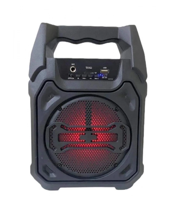 ® Bluetooth Hoparlör Led Işıklı Taşınabilir Kablosuz Speaker Uzun Pil Ömrü