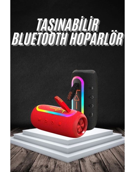 ® Bluetooth Hoparlör USB Şarjlı Uzun Pil Ömrü Android ve İOS Uyumlu Renkli