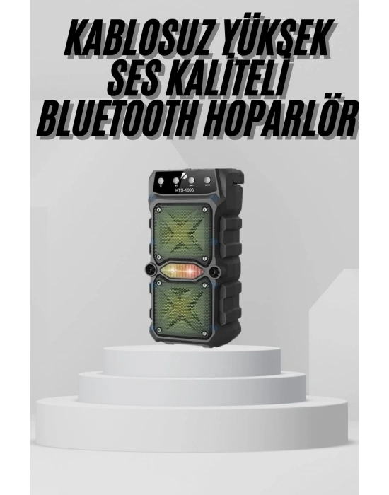 ® Bluetooth Hoparlör Yüksek Ses Kaliteli Büyük Boy Çift Çıkışlı Ses Bombası