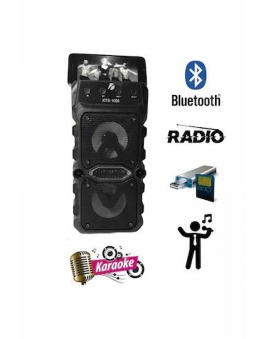 ® Bluetooth Hoparlör Yüksek Ses Kaliteli Büyük Boy Çift Çıkışlı Ses Bombası