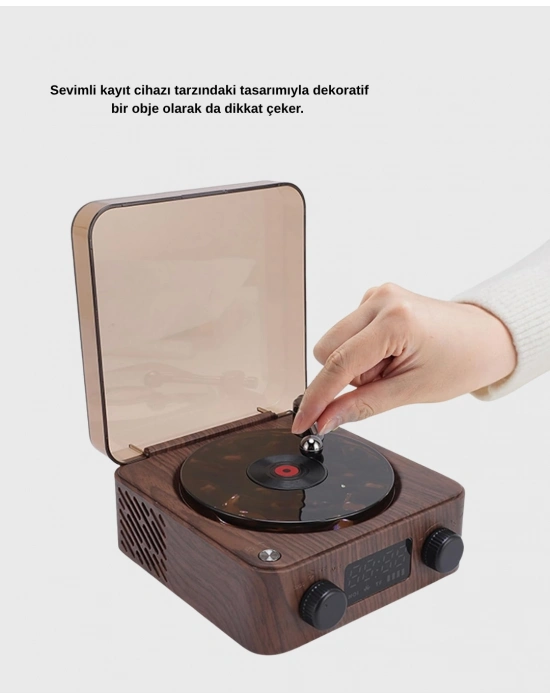 ® Bluetooth Hoparlörlü Gece Lambası Dijital Saat ve Ambiyans Işığı Çok Amaçlı