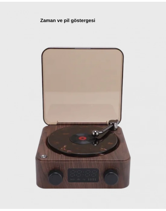 ® Bluetooth Hoparlörlü Gece Lambası Dijital Saat ve Ambiyans Işığı Çok Amaçlı