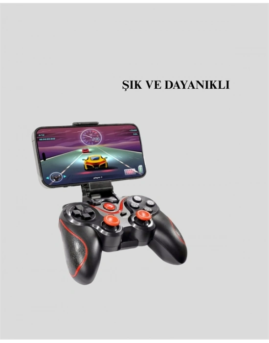 ® Bluetooth Kablosuz Oyun Kolu – Android iPhone PC Uyumlu
