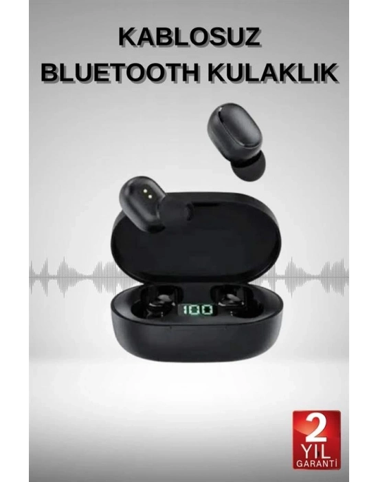 ® Bluetooth Kulaklık Dijital Göstergeli Yüksek Ses Kaliteli Uzun Pil Ömrü