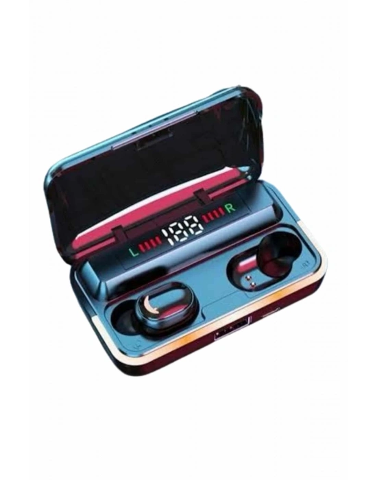 ® Bluetooth Kulaklık Dijital Şarj Göstergeli Powerbankli Bass Özellikli Kablosuz Kulakiçi 5.1 Mikrofonlu