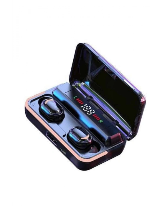 ® Bluetooth Kulaklık Dijital Şarj Göstergeli Powerbankli Bass Özellikli Kablosuz Kulakiçi 5.1 Mikrofonlu