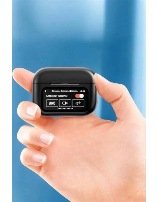 ® Bluetooth Kulaklık Kablosuz Ekranlı ANC/ENC Destekli Dokunmatik