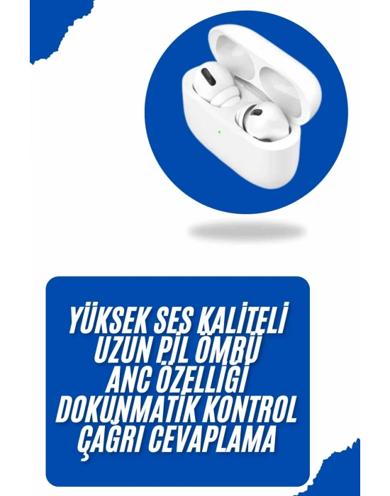 ® Bluetooth Kulaklık Kulak İçi Silikonlu Stereo Yüksek Ses Kaliteli Dokunmatik