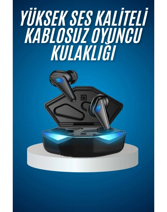 ® Bluetooth Kulaklık Oyuncu Kulaklığı RGB Işıklı Oyunlarda Düşük Gecikme