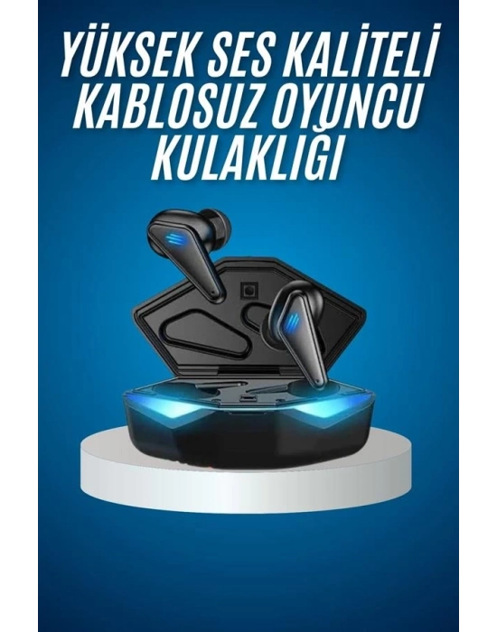 ® Bluetooth Kulaklık Oyuncu Kulaklığı RGB Işıklı Oyunlarda Düşük Gecikme