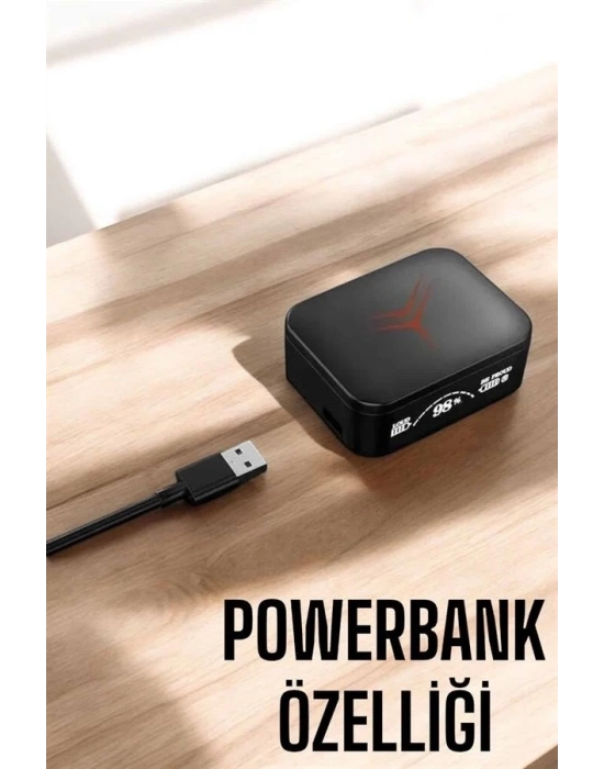 ® Bluetooth Kulaklık Powerbank Özelliği Yüksek Ses Kaliteli TWS Kulaklık