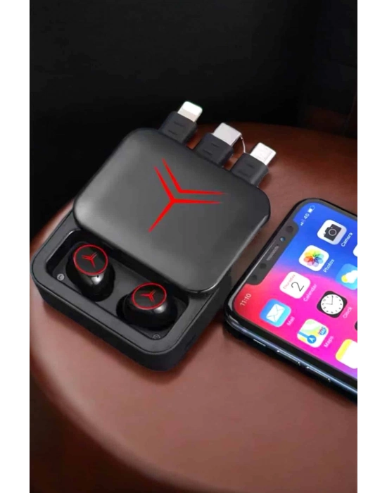 ® Bluetooth Kulaklık Powerbank Özelliği Yüksek Ses Kaliteli TWS Kulaklık