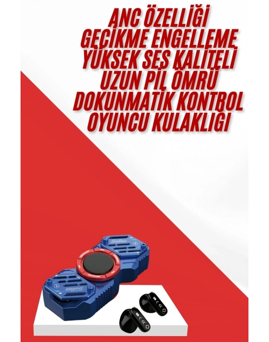 Bluetooth Kulaklık Stres Çarkı ANC Özellikli Gaming Kulaklık