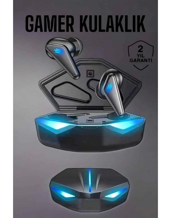 ® Bluetooth Oyuncu Kulaklığı Led Işıklı Kablosuz ANC Özelliği