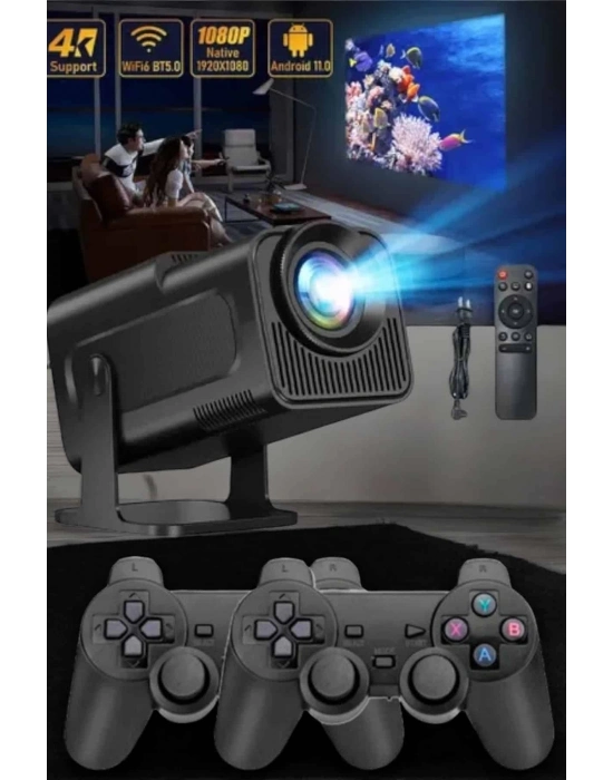 ® Bluetooth ve Yüksek Çözünürlükle Donatılmış Kompakt Projeksiyon Cihazı