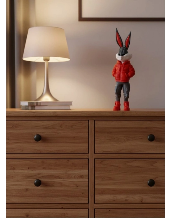 Bugs Bunny Dekoratif Figür 10×34 cm Modern Tasarım