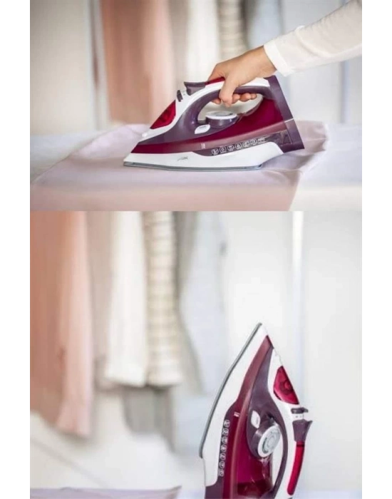 ® Buharlı Ütü 2200 Watt Seramik Tabanlı Taşınabilir Kablolu Ütü