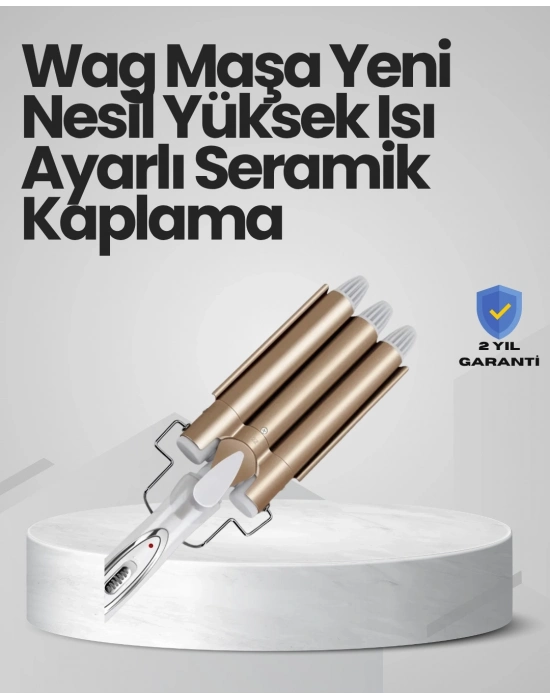 ® Bukle Saç Maşası – Kolay Kullanım, Sağlıklı Bukleler yüksek ısılı