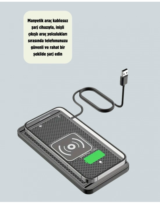 ® C9 Manyetik Kablosuz Şarj Ped