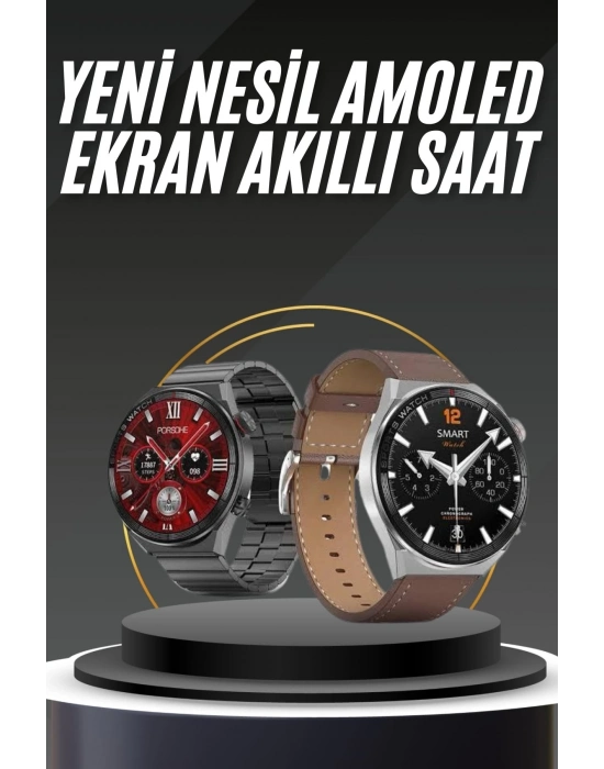 ® Çağrı Cevaplama Sesli Asistan Çoklu Dil Desteği 5.0 Bluetooth Akıllı Saat