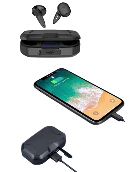 Çağrı Cevaplayabilen Akıllı Saat 5.2 Bluetooth Bağlantılı Gaming Kulaklık