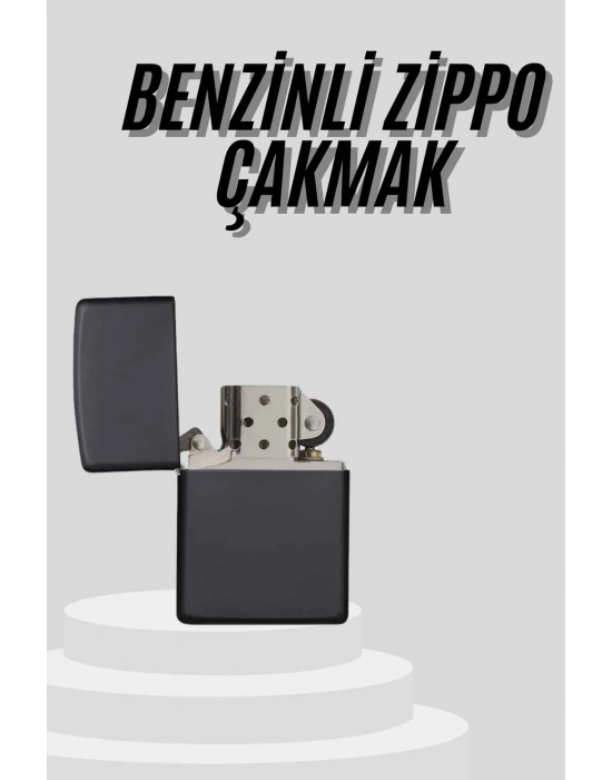® Çakmak Parlak Siyah Doldurulabilir Hedyelik Eşya