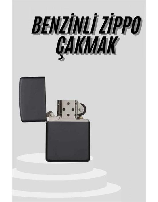 ® Çakmak Parlak Siyah Doldurulabilir Hedyelik Eşya