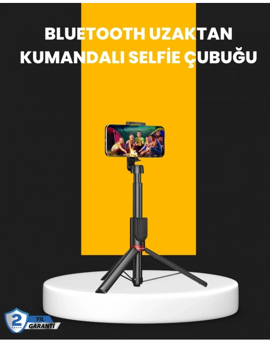 ® Canlı Yayın ve Fotoğraf İçin Tripodlu Telefon Tutucu